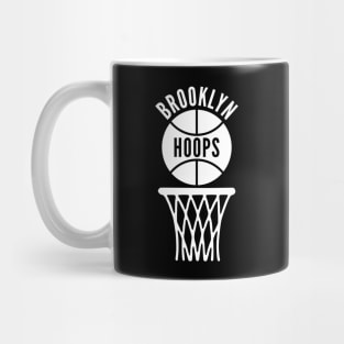 Retro Brooklyn Hoops Logo Mug